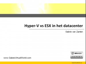 VMware ESX vs Hyper-V DU v2