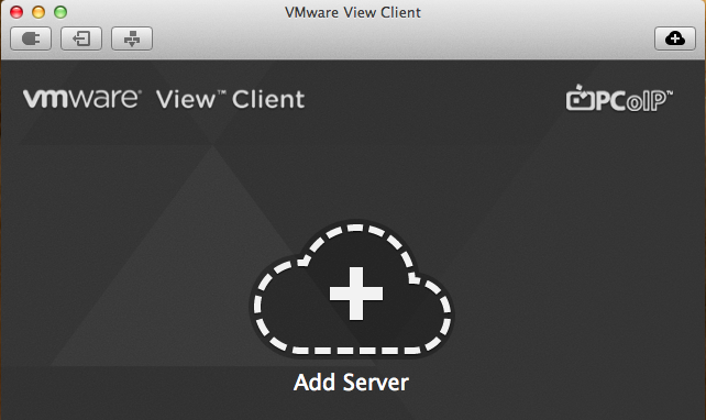 Add Connection Server to VMware View PCoIP for OSX client