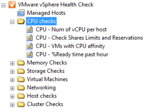 VMware vSphere Health Check - CPU