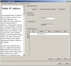 VMware vCenter Heartbeat